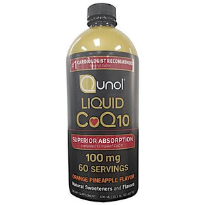 Qunol, Coq10 100 mg Orange / Pineapple, 20.3 Oz - 898440001141 | Hilife Vitamins