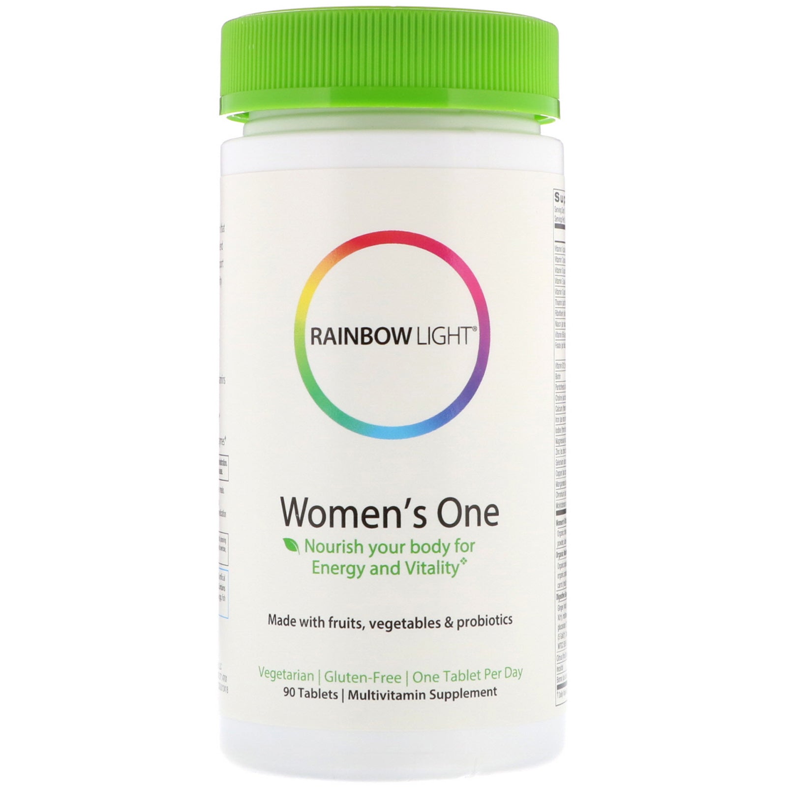 Rainbow Light, Women's One Multivitamin, 90 Tablets UPC 021888108824 | HiLife Vitamins