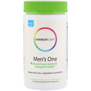 Rainbow Light, Men's One Multivitamin-discontinued., 150 Tablets - 021888108930 | Hilife Vitamins