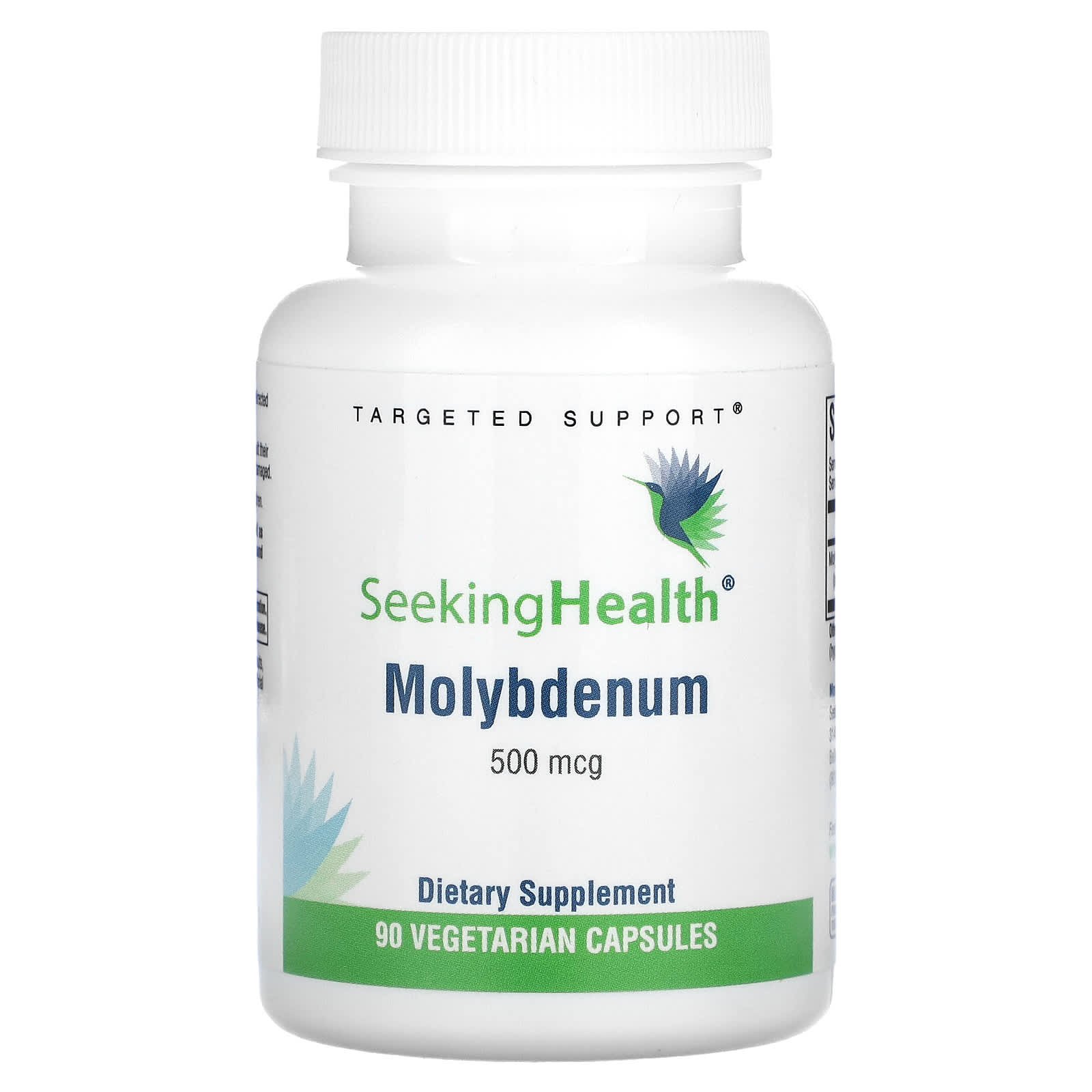 Seeking Health, Molybdenum, 500 mcg, 90 Vegetarian Capsules - 810007520711 | Hilife Vitamins