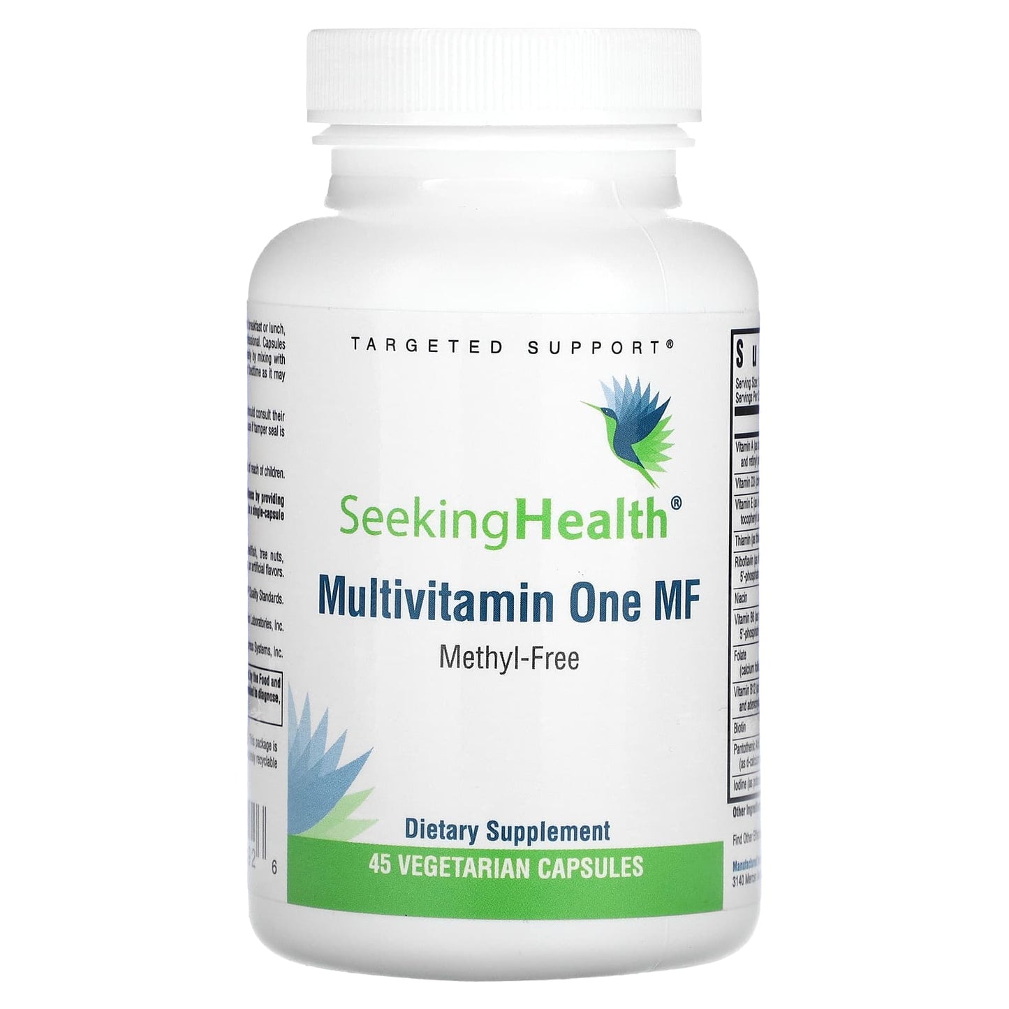 Seeking Health, Multivitamin One MF, 45 Vegetarian Capsules - 810007520926 | Hilife Vitamins