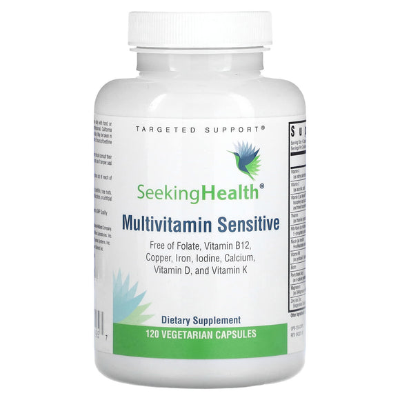Seeking Health, Multivitamin Sensitive, 120 Vegetarian Capsules - 810007520957 | Hilife Vitamins