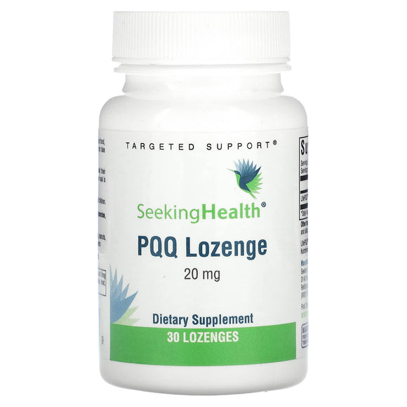 Seeking Health, PQQ Lozenge, 20 mg, 30 Lozenges - 810007521169 | Hilife Vitamins