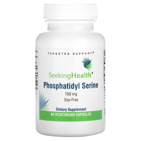 Seeking Health, Phosphatidyl Serine, 150 mg, 60 Vegetarian Capsules - 810007521183 | Hilife Vitamins