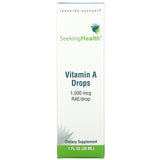 Seeking Health, Vitamin A Drops, 1,500 mcg RAE/Drop, 1 fl oz (30 ml) - 810007521282 | Hilife Vitamins