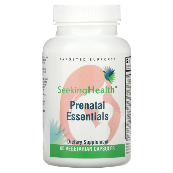 Seeking Health, Prenatal Essentials, 60 Capsules - 810007521527 | Hilife Vitamins