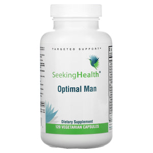 Seeking Health, Optimal Man, 120 Vegetarian Capsules - 810007521640 | Hilife Vitamins