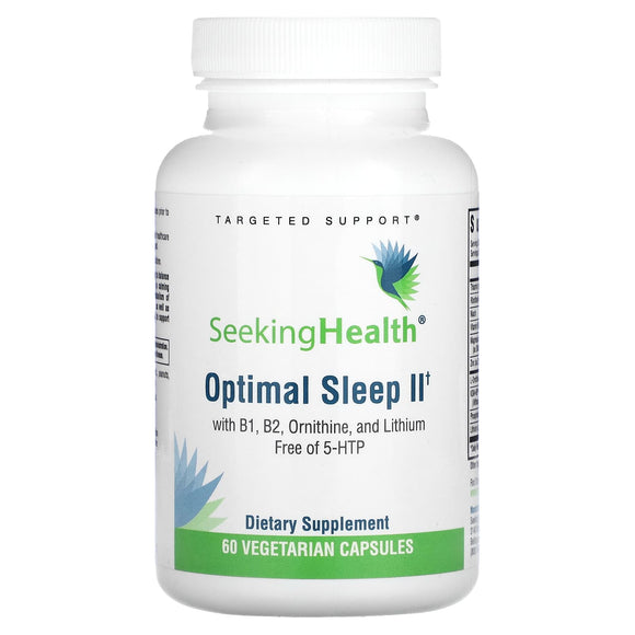 Seeking Health, Optimal Sleep II*, 60 Vegetarian Capsules - 810007521671 | Hilife Vitamins