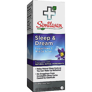 Similasan, Sleep And Dream, 60 Dissolvable Tablets - 094841610139 | Hilife Vitamins
