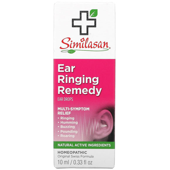 Similasan, Ear Ringing Remedy, Ear Drops, 0.33 fl oz (10 ml) - 094841255194 | Hilife Vitamins