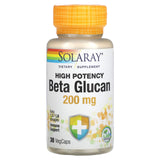 Solaray, Beta Glucan, High Potency, 200 mg, 30 Vegetarian Capsules - 076280008746 | Hilife Vitamins