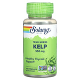 Solaray, True Herbs, Kelp, 550 mg, 100 VegCaps - 076280013658 | Hilife Vitamins