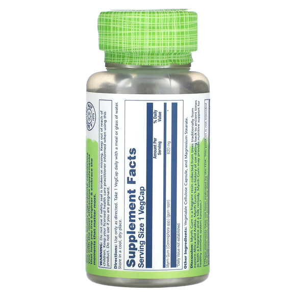 Solaray, True Herbs, Myrrh Gum, 620 mg, 100 VegCaps