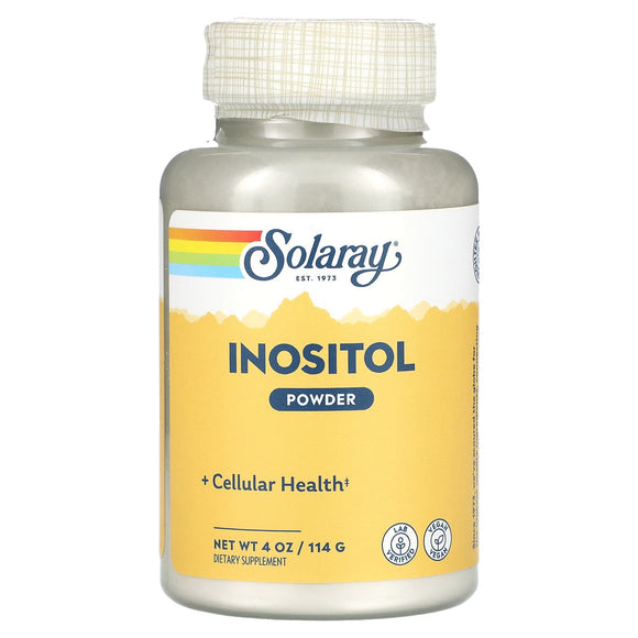 Solaray, Inositol, Powder, 4 oz, 4 Oz Powder - 076280043563 | Hilife Vitamins