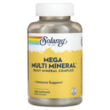 Solaray, Mega Multi Mineral, 200 Capsules - 076280045116 | Hilife Vitamins