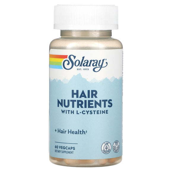 Solaray, Hair Nutrients, 60 VegCaps - 076280047905 | Hilife Vitamins