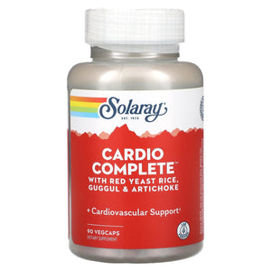 Solaray, Cardio Complete with Red Yeast Rice, Guggul & Artichoke, 90 VegCaps - 076280083866 | Hilife Vitamins