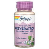 Solaray, Vital Extracts, Resveratrol Japanese Knotweed, 225 mg, 60 VegCaps - 076280489477 | Hilife Vitamins