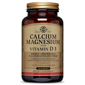 Solgar, Calcium/Magnesium Citrate With Vitamin D, 150 Tablets - 033984005181 | Hilife Vitamins