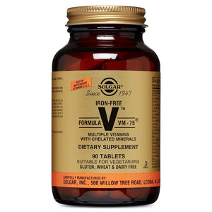 Solgar, VM-75 Iron Free, 90 Tablets - 033984011748 | Hilife Vitamins
