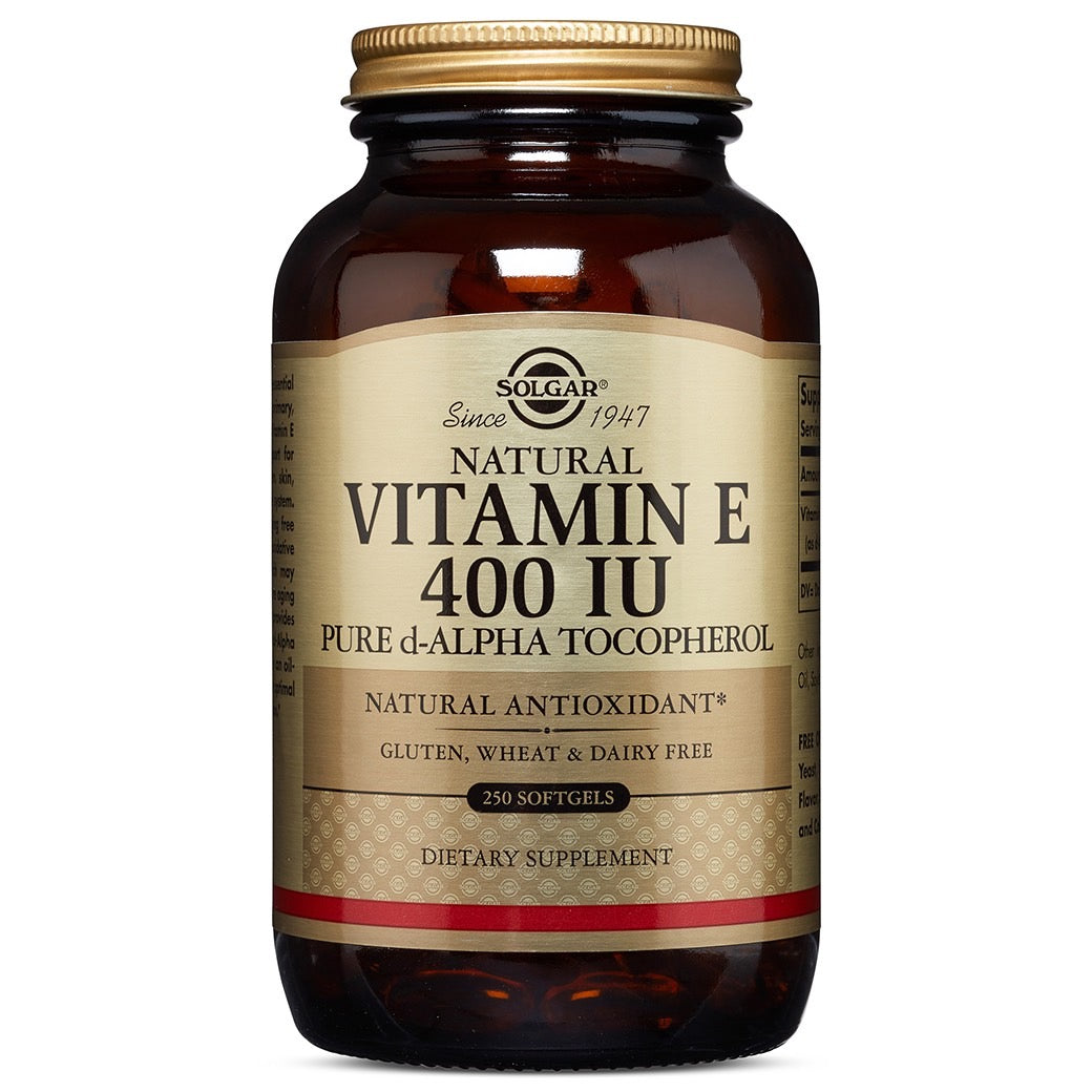 Solgar, E 400 IU Alpha, 250 Softgels UPC 033984035225 | HiLife Vitamins