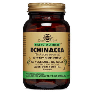 Solgar, Echinacea 520 mg F/P, 100 Vegetable Capsules - 033984038707 | Hilife VitaminsSolgar, Echinacea Full Potency Herbs, 100 Vegetable Capsules - 033984038707 | Hilife Vitamins