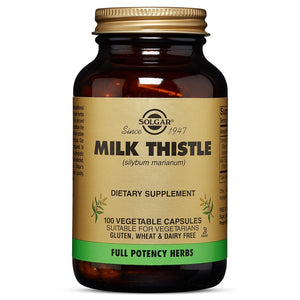 Solgar, Milk Thistle 100 mg F/P, 100 Vegetable Capsules - 033984039728 | Hilife Vitamins