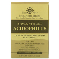 Solgar, Advanced 40+Acidophilus, 60 Vegetable Capsules UPC 033984000278 | HiLife Vitamins