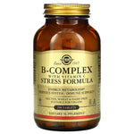 Solgar, B-Complex With Vitamin C Stress, 250 Tablets UPC 033984002012 | HiLife Vitamins