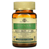 Solgar, Earth Source® Food Fermented Koji 27 mg Iron, 30 Vegetable Capsules - [product_sku] | HiLife Vitamins