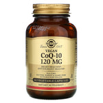 Solgar, CoQ-10, 120 mg, Vegan, 60 Vegetable Capsules UPC 033984009196 | HiLife Vitamins