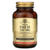 Solgar, Vegetarian CoQ-10, 120 mg, 60 Vegetable Capsules - 033984009196 | Hilife Vitamins