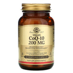 Solgar, CoQ-10, 200 mg, Vegan, 60 Vegetable Capsules UPC 033984009493 | HiLife Vitamins