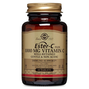 Solgar, Ester C Plus -1000 mg Vitamin C, 30 Tablets - 033984010505 | Hilife Vitamins