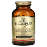 Solgar, B-100, 100 Vegetable Capsules UPC 033984011502 | HiLife Vitamins