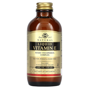 Solgar, Liquid Vitamin E, 4 Oz - 033984016019 | Hilife Vitamins