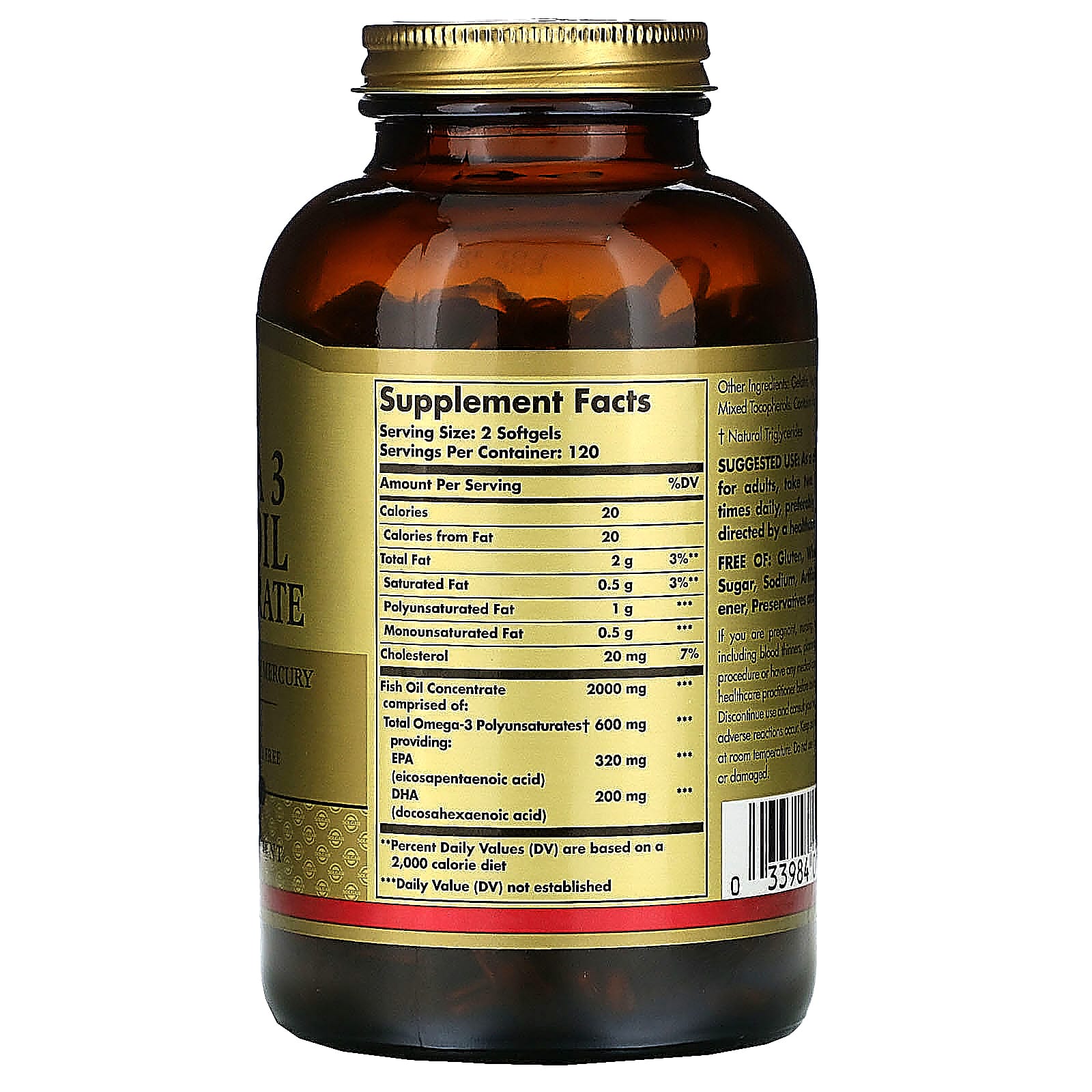 Optimum Nutrition Fish Oil 100 Caps - 100% Original 