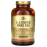 Solgar, L-Lysine 1000 mg, 250 Tablets - 033984017023 | Hilife Vitamins