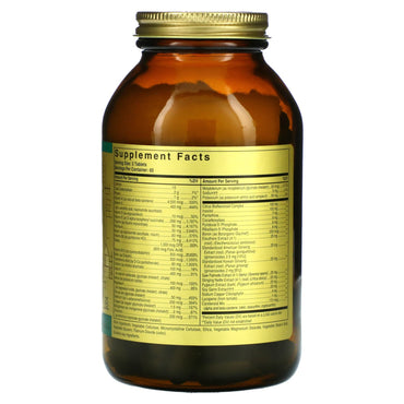 Solgar, Male Multiple, 180 Tablets UPC 033984017146 | HiLife Vitamins