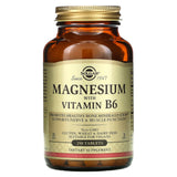 Solgar, Magnesium with Vitamin B6, 250 Tablets - 033984017214 | Hilife Vitamins