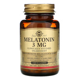 Solgar, Melatonin 3 mg, 120 Nuggets - 033984019355 | Hilife Vitamins