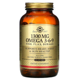 Solgar, Omega 3-6-9 Fish, Flax, Borage, 120 Softgels - 033984020283 | Hilife Vitamins