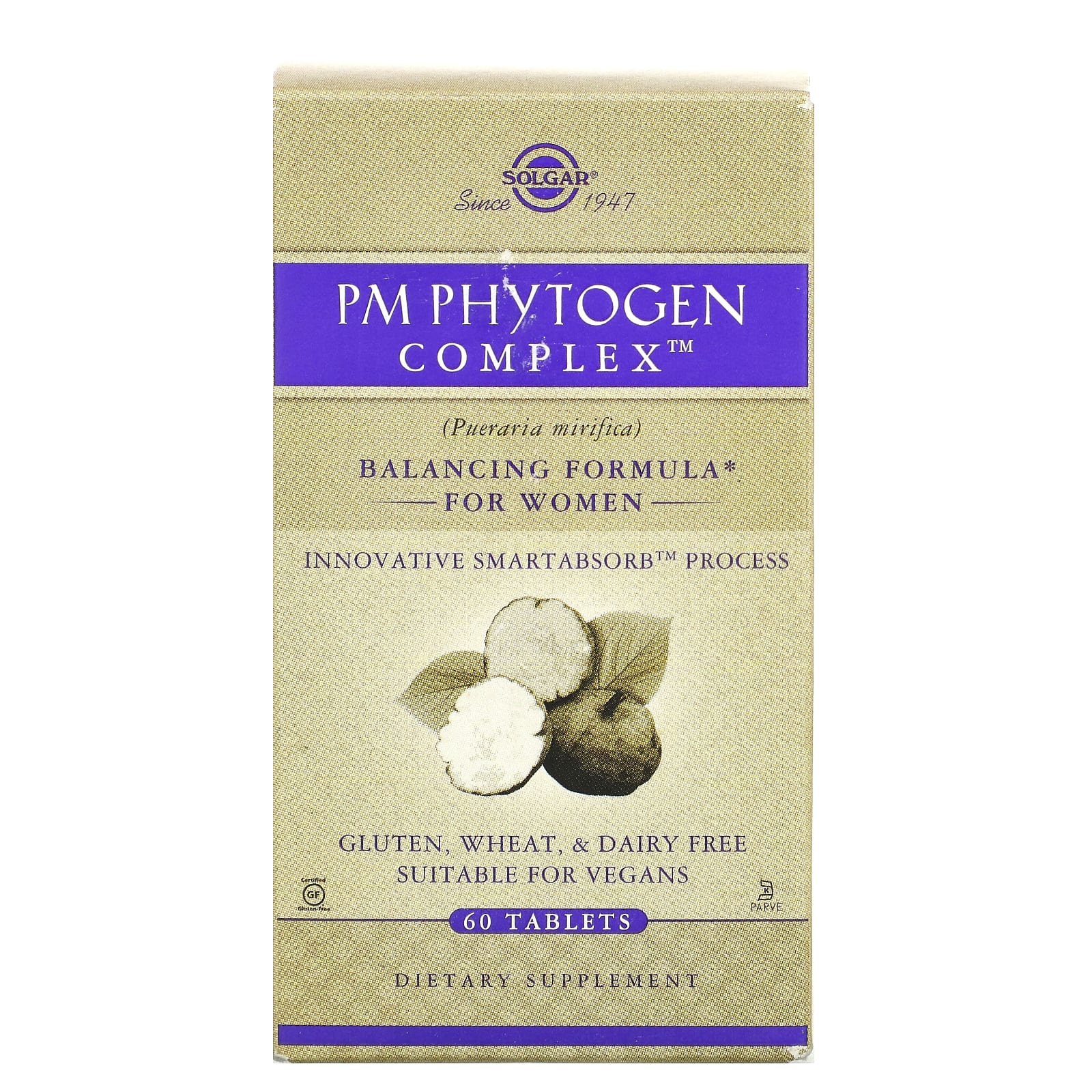 Solgar, Pm Phytogen Complextm, 60 Tablets UPC 033984023130 | HiLife Vitamins