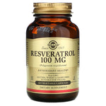 Solgar, Resveratrol 100 mg, 60 Vegetable Capsules UPC 033984023352 | HiLife Vitamins