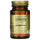 Solgar, Vitamin A Dry 5,000 IU, 100 Tablets - [product_sku] | HiLife Vitamins