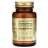 Solgar, Vitamin D3, 25 mcg (1,000 IU), 180 Tablets - [product_sku] | HiLife Vitamins