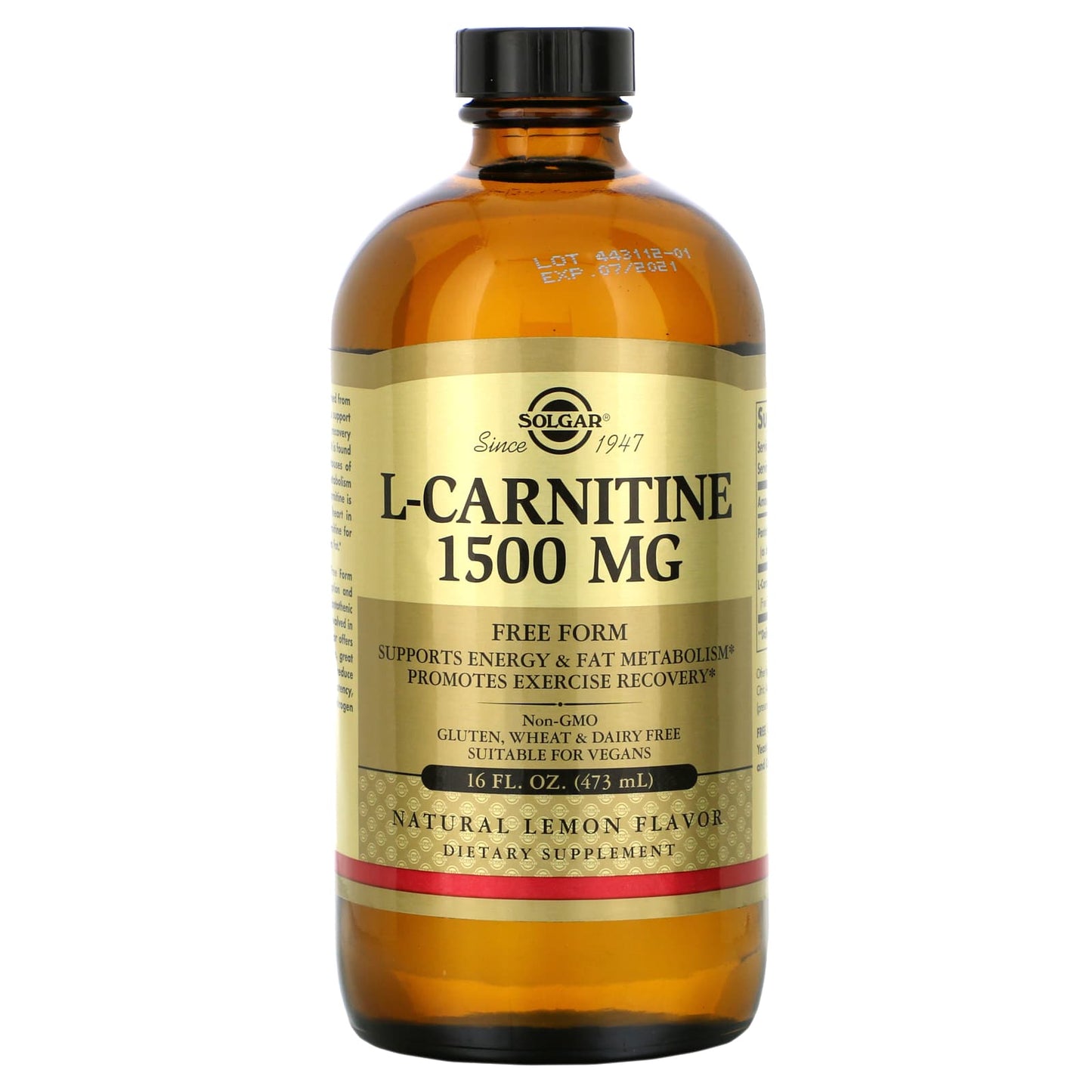 Solgar, L-Carnitine 1500 mg, 16 Oz