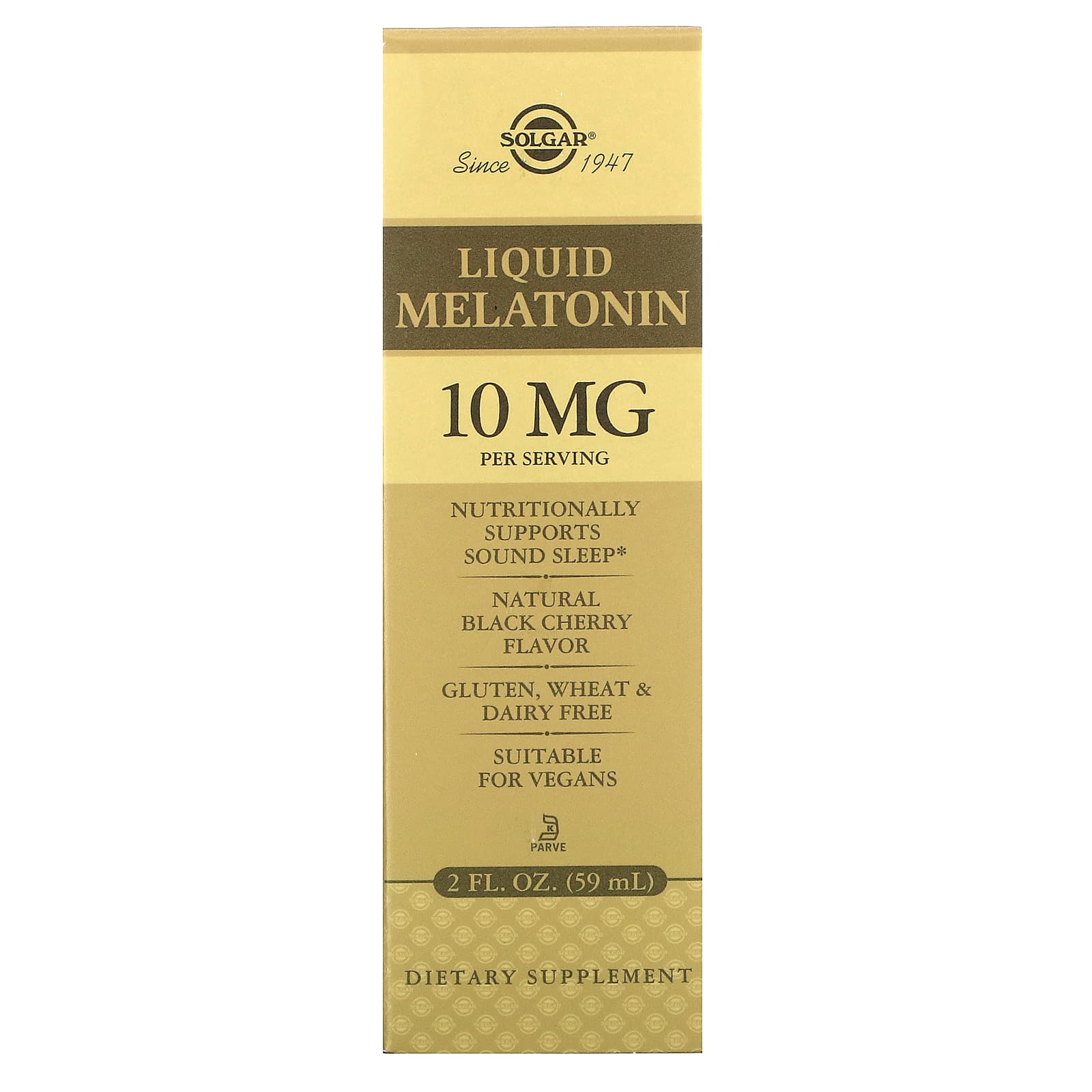 Solgar, Melatonin 10 mg Black Cherry, 2 Oz UPC 033984503809 | HiLife Vitamins