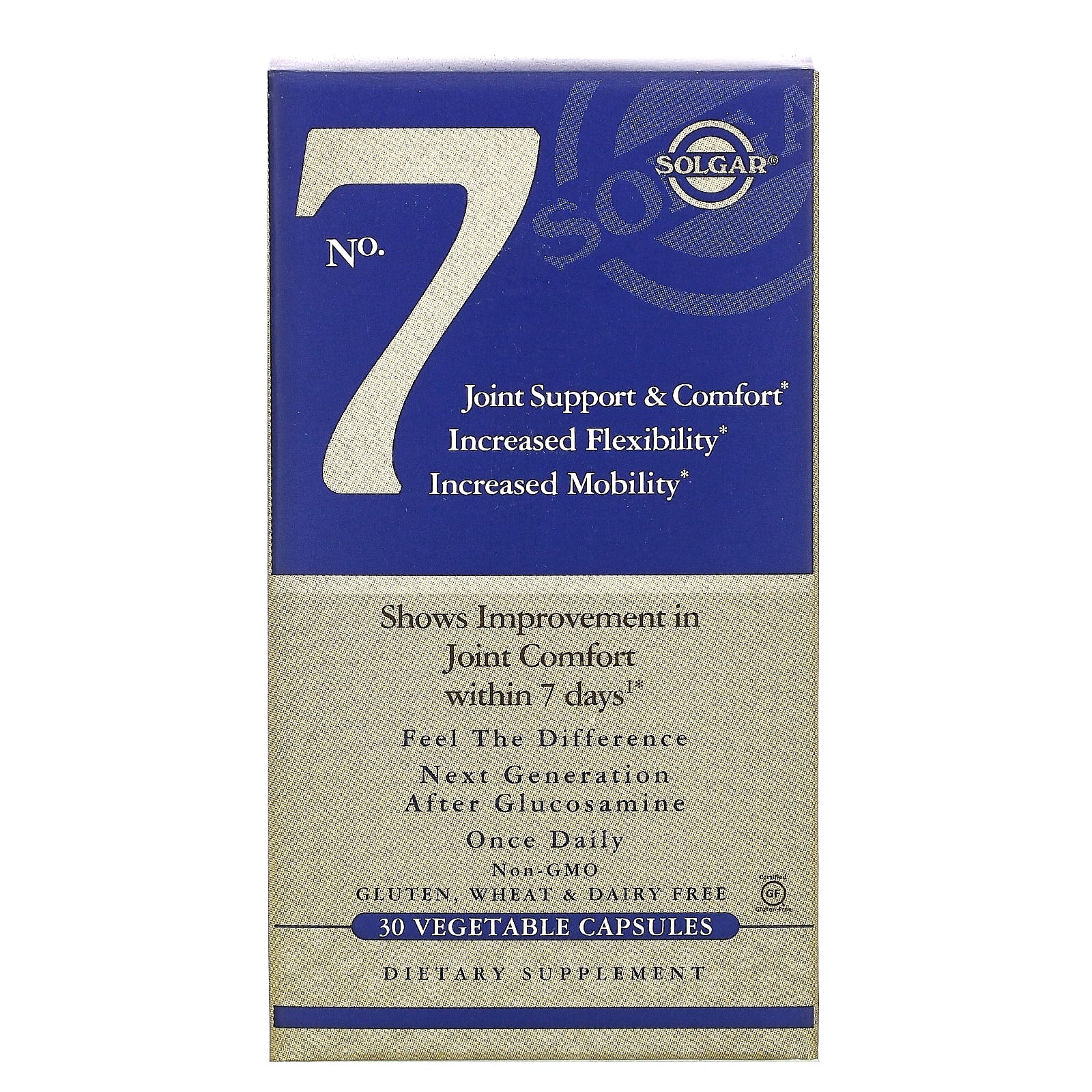 Solgar, No. 7, 30 Vegetable Capsules UPC 033984504974 | HiLife Vitamins