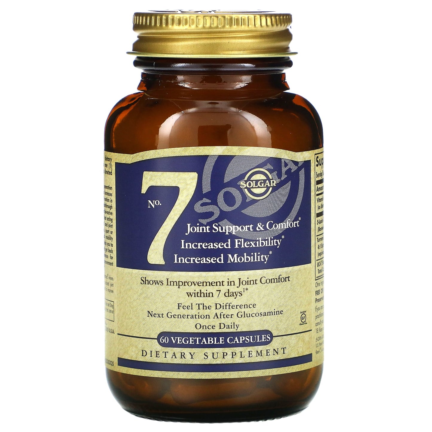 Solgar, No. 7, 60 Vegetable Capsules UPC 033984505001 | HiLife Vitamins